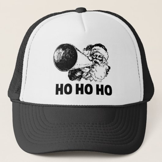 Ho Ho Ho Kerstman Trucker Pet (Voorkant)