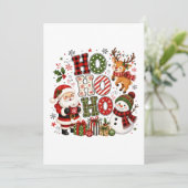 Ho Ho Ho Kerstmis Aankondiging (Staand voorkant)