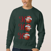 Ho Ho Ho Kerstmis Basketbal Mannen Trui (Voorkant)