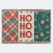 Ho Ho Ho Kerstmis Deken (Voorkant)
