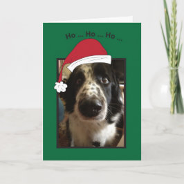 Ho Ho Ho Kerstmis Feestdagen Kaart