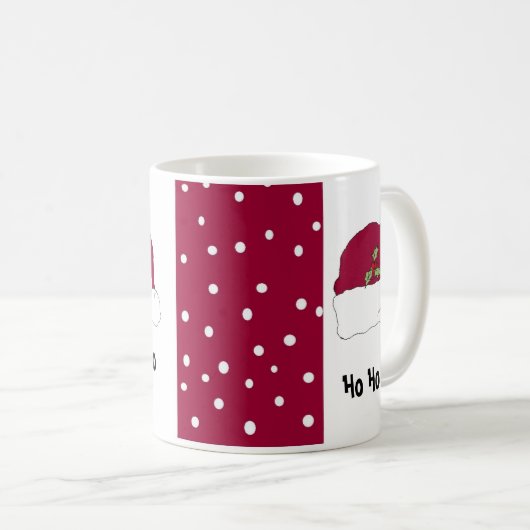 Ho Ho Ho Kerstmis mok (Voorkant rechts)