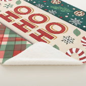 Ho Ho Ho Kerstmis Sherpa Deken (3/4)