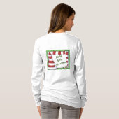 HO HO HO Kerstmis Shirt (Achterkant volledig)