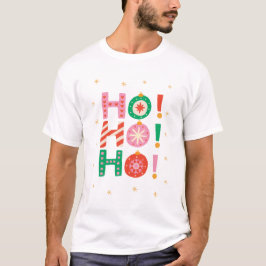 Ho-ho-ho Kerstmis T-shirt