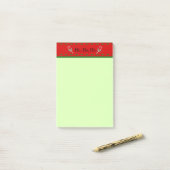 Ho, Ho, Ho Kerstnotities Post-it® Notes (Op bureau)