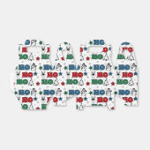 Ho-Ho-Ho-Kerstontwerp Bedankdoosjes (Uitgevouwen)