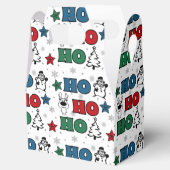 Ho-Ho-Ho-Kerstontwerp Bedankdoosjes (Geopend)