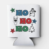 Ho-Ho-Ho-Kerstontwerp Blikjeskoeler (Achterkant)