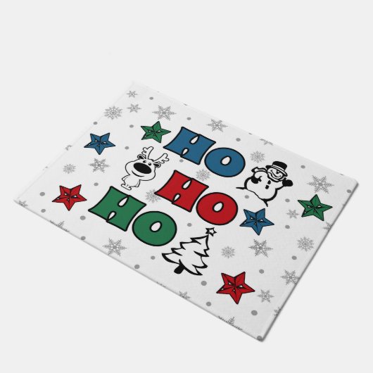 Ho-Ho-Ho-Kerstontwerp Deurmat (Schuin)