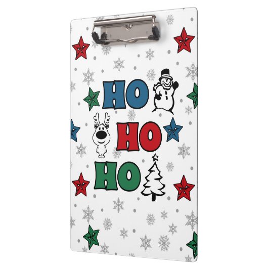Ho-Ho-Ho-Kerstontwerp Klembord (Links)