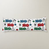 Ho-Ho-Ho-Kerstontwerp Lichaamskussen (Achterkant)