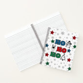 Ho-Ho-Ho-Kerstontwerp Notitieboek (Binnen)