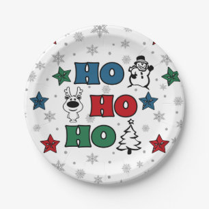 Ho-Ho-Ho-Kerstontwerp Papieren Bordje