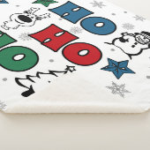 Ho-Ho-Ho-Kerstontwerp Sherpa Deken (3/4)