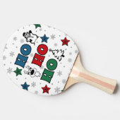 Ho-Ho-Ho-Kerstontwerp Tafeltennisbatje (Zijkant)
