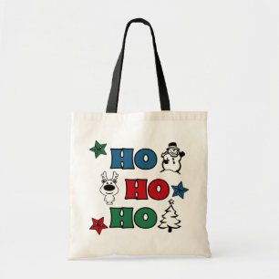 Ho-Ho-Ho-Kerstontwerp Tote Bag