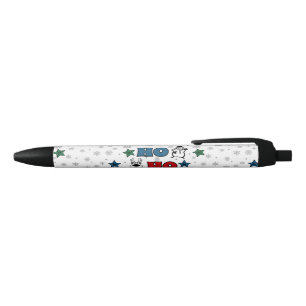 Ho-Ho-Ho-Kerstontwerp Zwarte Inkt Pen