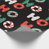 Ho Ho Ho-kerstpapier Cadeaupapier (Hoek)