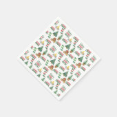 HO HO HO kerstpapier voor feestjes Servet (Hoek)