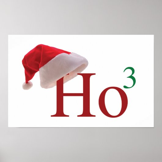 Ho Ho Ho KerstPoster Poster (Voorkant)