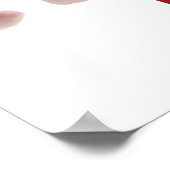 Ho Ho Ho KerstPoster Poster (Hoek)