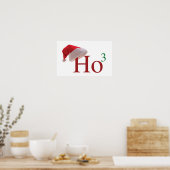 Ho Ho Ho KerstPoster Poster (Keuken)