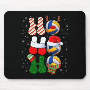 Ho Ho Ho Kerstrendier Santa Elf Xmas Volleby Muismat