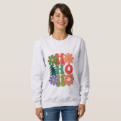 Ho ho ho kerstsweatshirt trui (Voorkant volledig)