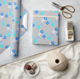 "Ho Ho Ho" Kerstthema Cadeaupapier