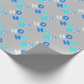 "Ho Ho Ho" Kerstthema Cadeaupapier (Hoek)