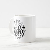 Ho Ho Ho Kerstvakantie Koffiemok (Voorkant links)