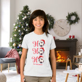 Ho Ho Ho Kerstvoetbal Tri-Blend Shirt