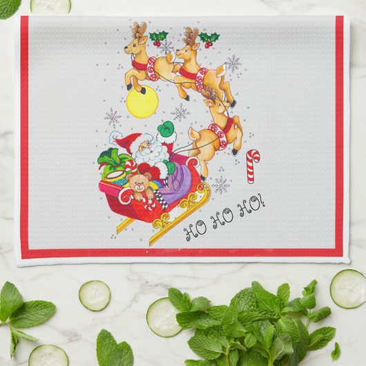 Ho Ho Ho! Kitchen Towels Theedoek (Gevouwen)