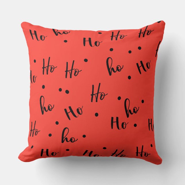 Ho ho ho kussen (Voorkant)