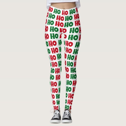 HO HO HO LEGGINGS (Voorkant)