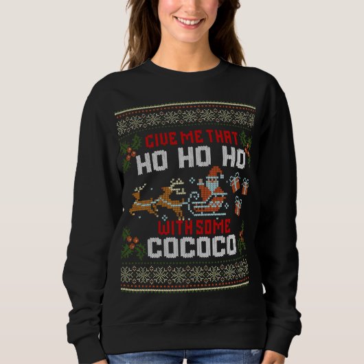 Ho Ho Ho Lelijk Kerst Sweater Design (Voorkant)