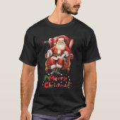Ho Ho Ho-liday Santa T-shirt (Voorkant)