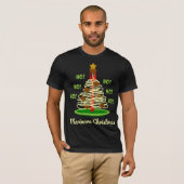 Ho! Ho! Ho! Marinara kerstpastboom T-shirt (Voorkant volledig)