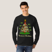 Ho! Ho! Ho! Marinara kerstpastboom T-shirt (Voorkant volledig)