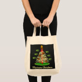 Ho! Ho! Ho! Marinara kerstpastboom Tote Bag (Voorkant (product))