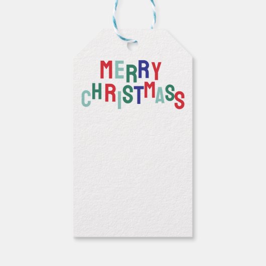 Ho Ho Ho Merry Christmas Cadeaulabel (Achterkant)