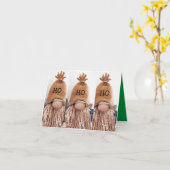 *HO HO HO* MERRY CHRISTMAS COOL CARD KAART (Gele Bloem)