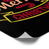 Ho Ho Ho! Merry Christmas Poster (Hoek)
