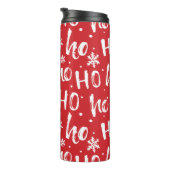 Ho-Ho-Ho Merry Christmas Thermal Tumbler Thermosbeker (Geroteerd rechts)