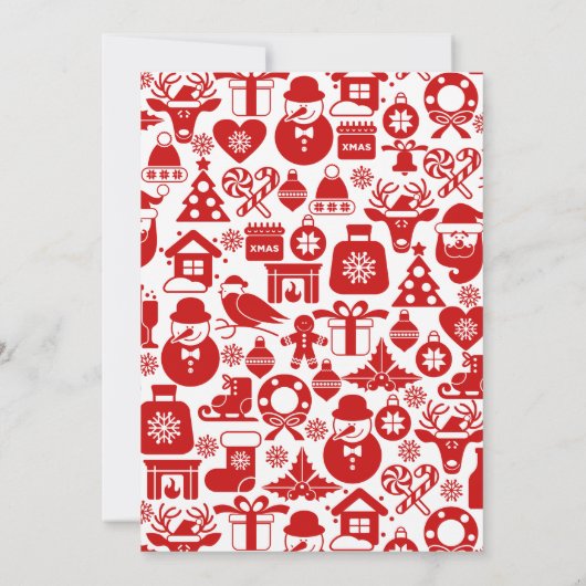 HO HO HO MERRY CHRISTMAS voegt uw fotocollage toe (Achterkant)