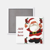 Ho! Ho! Ho! Merry Kerst_ Magneet (Voorkant / Achterkant)