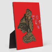 Ho Ho Ho! Merry KerstIndonesia schattige retro vin Fotoplaat (Zijkant)