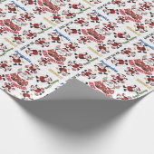 Ho, Ho, Ho, Merry Kerstkerstkerstman Cadeaupapier (Hoek)