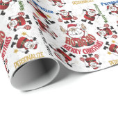 Ho, Ho, Ho, Merry Kerstkerstkerstman Cadeaupapier (Rol Hoek)